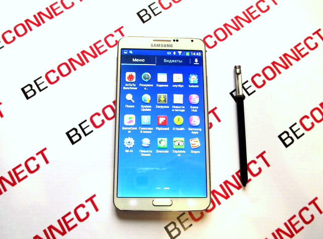Вид спереди китайского Samsung Galaxy Note 3